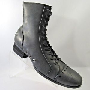Shane Shawn Ychay Size 9 M Black Boots Mens R6 D19